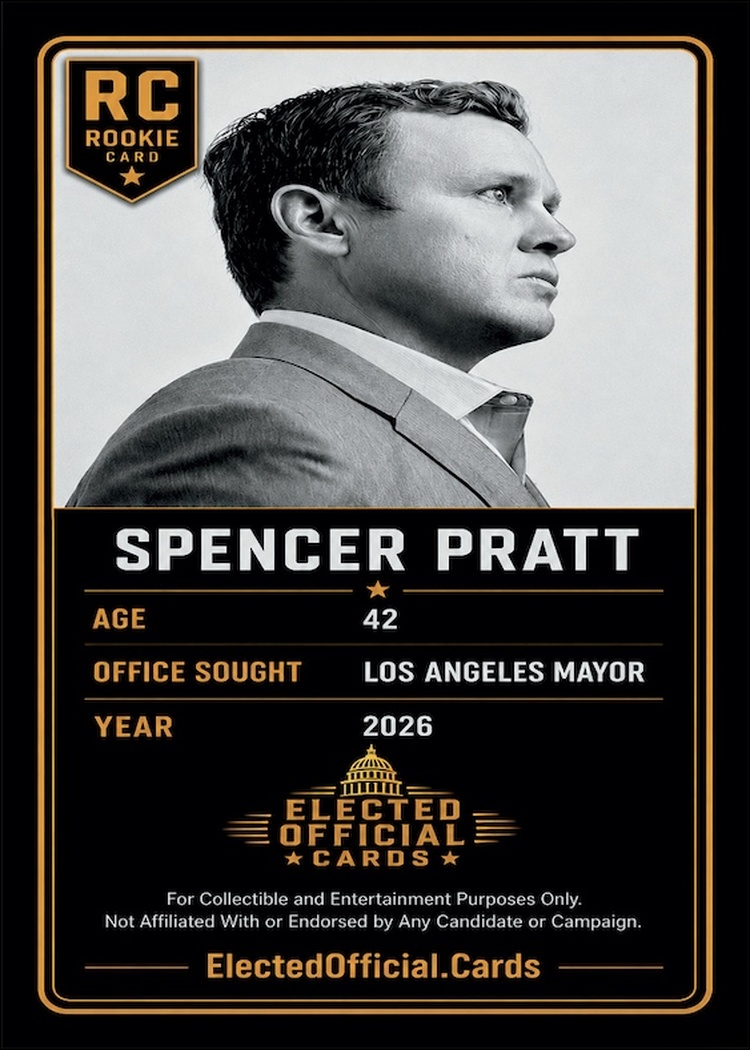 Spencer Pratt – Limited Gold Variant, Front